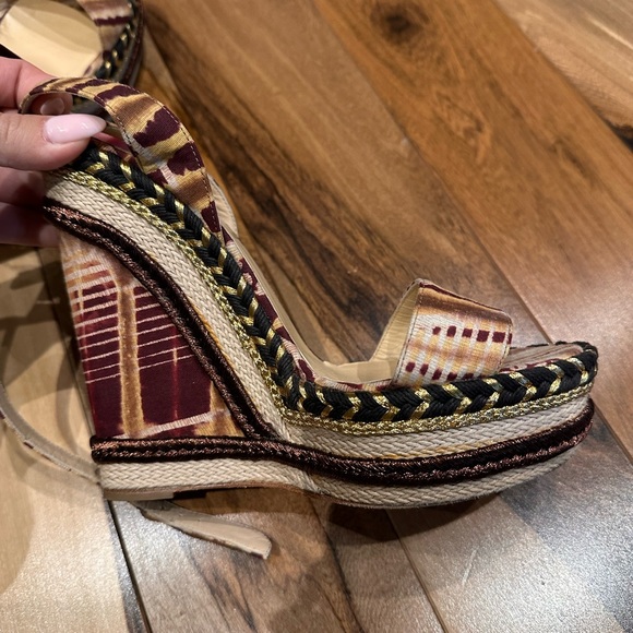 Christian Louboutin printed espadrilles heels - Picture 3 of 13